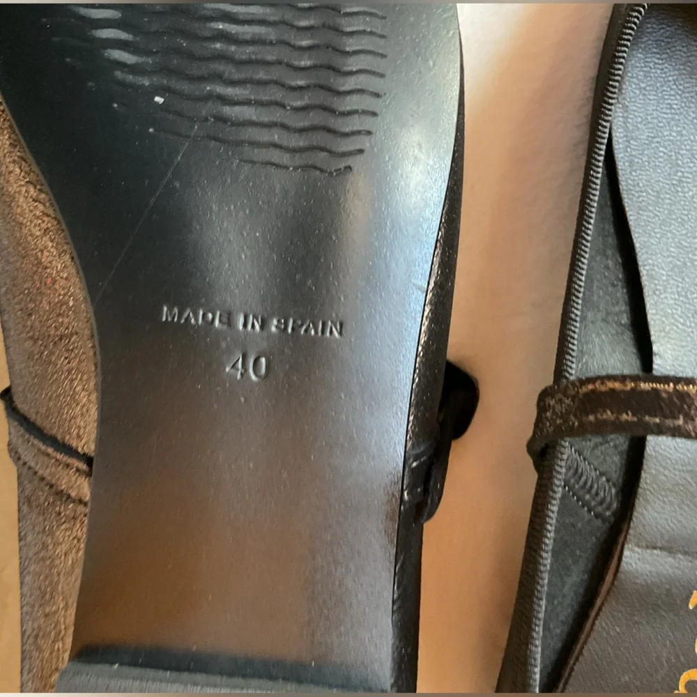 Maypol Anthropologie Rota Percival Mary Jane Flat in Bronze eu 40 - Picture 3 of 6